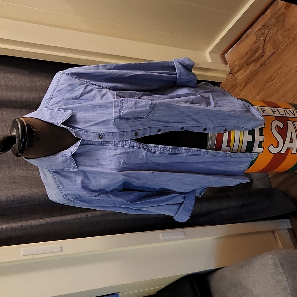 Classic denim button up